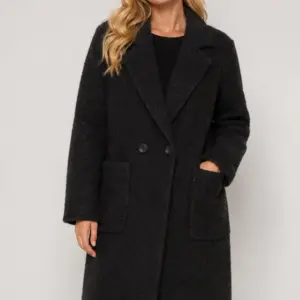 Cappotto donna grigio a due bottoni fronte