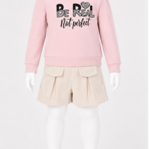 Completo neonata con shorts fronte