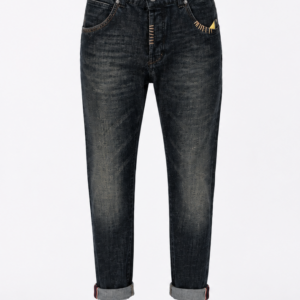 Jeans OverD con cuciture fronte
