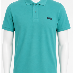Polo Rifle uomo acqua marina taglia XXL fronte