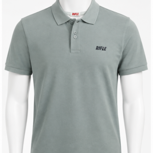 Polo Rifle uomo grigia taglia XXL fronte